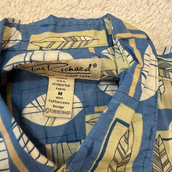 Vintage Tori Richard Hawaiian Shirt Size M - Picture 2 of 6